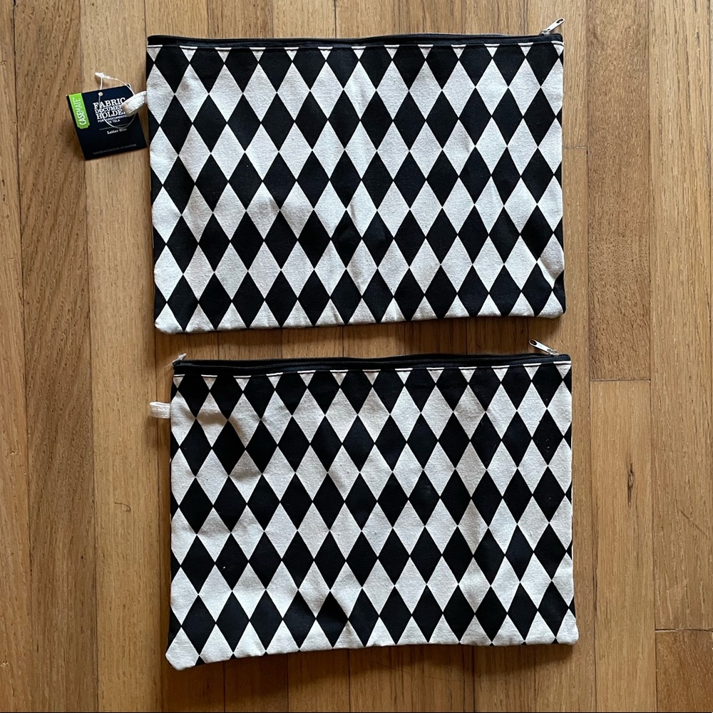 2 Casemate Letter Size Fabric Document Holders